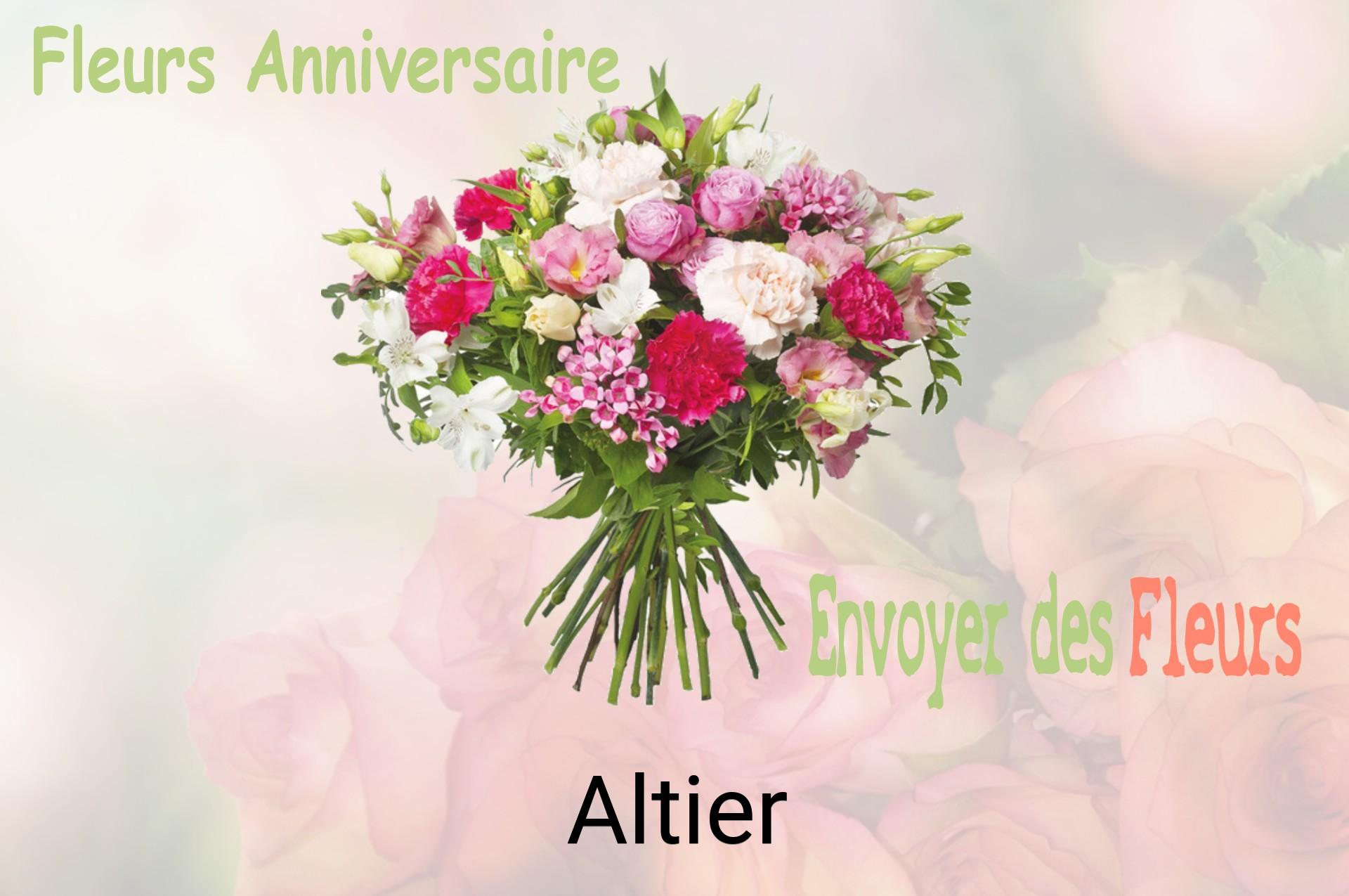 Bouquet de fleurs d’anniversaire livré à Altier